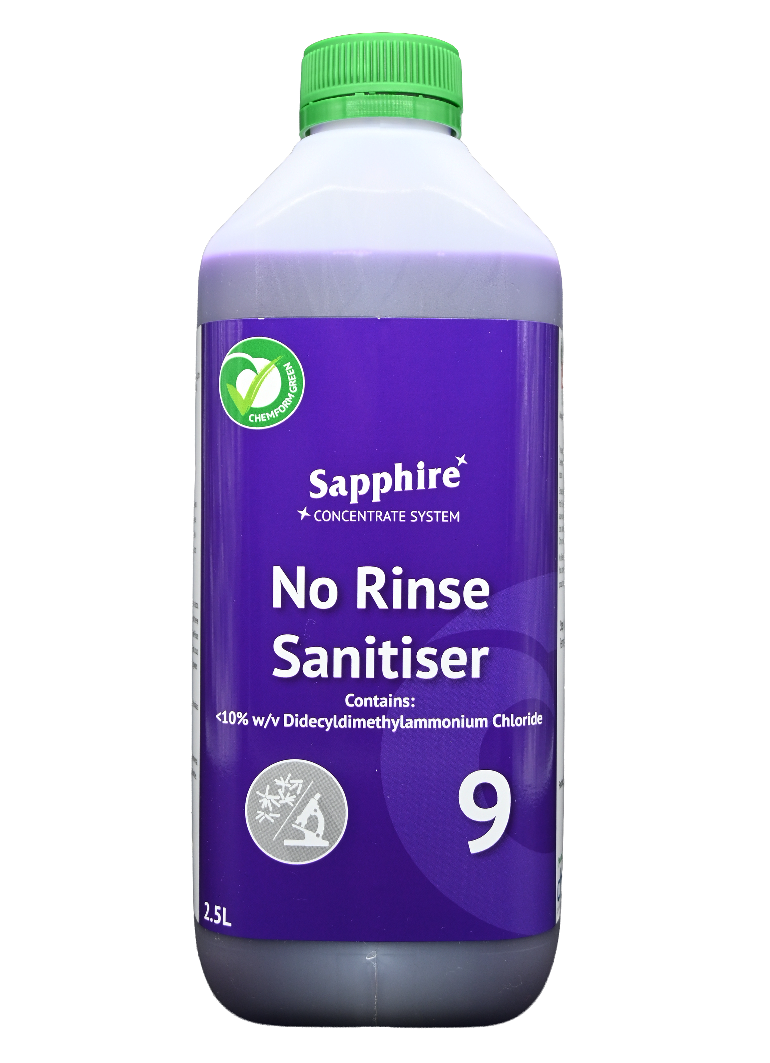Sapphire 9 – No Rinse Sanitiser