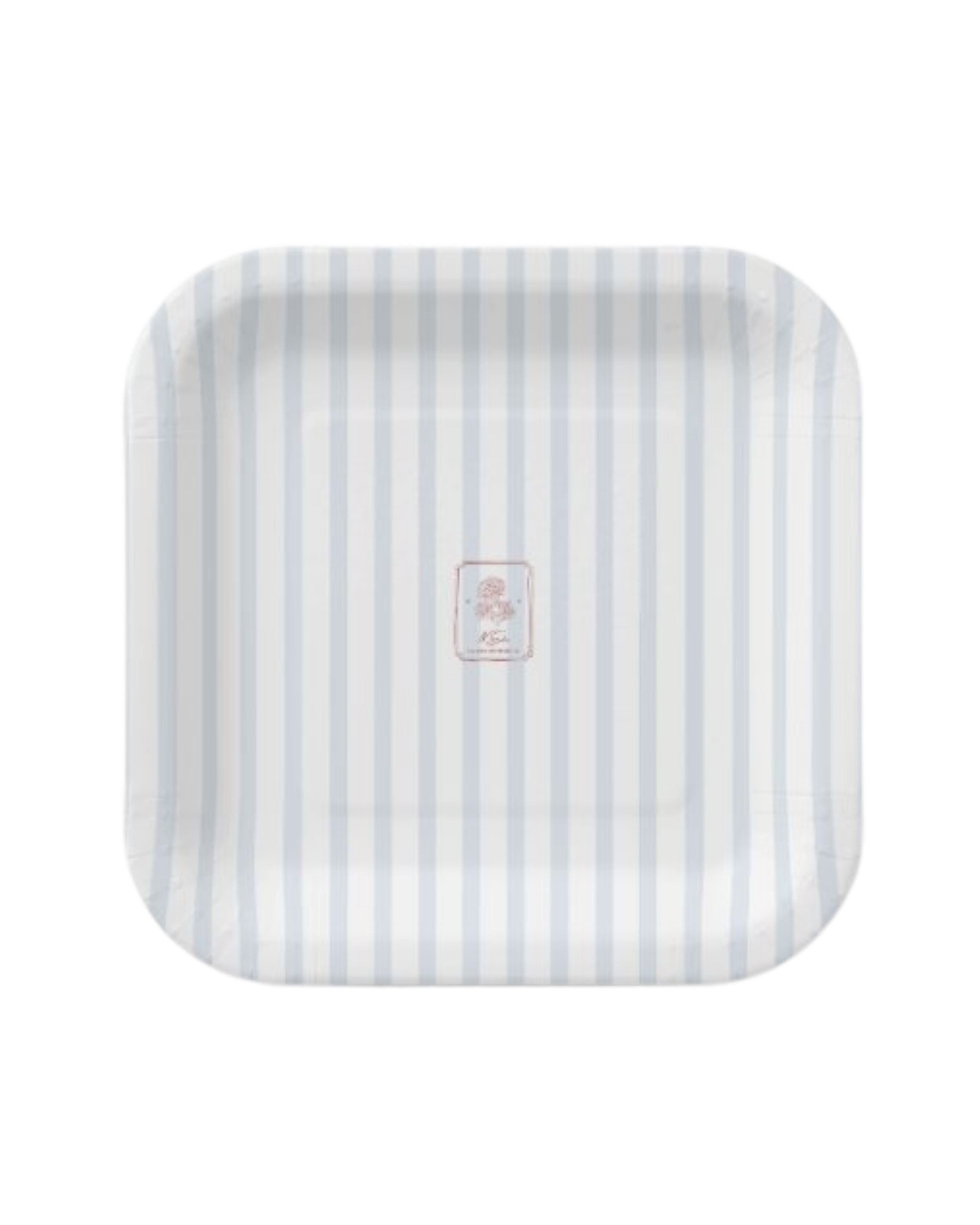 Classic Blue Stripe Paper Plate