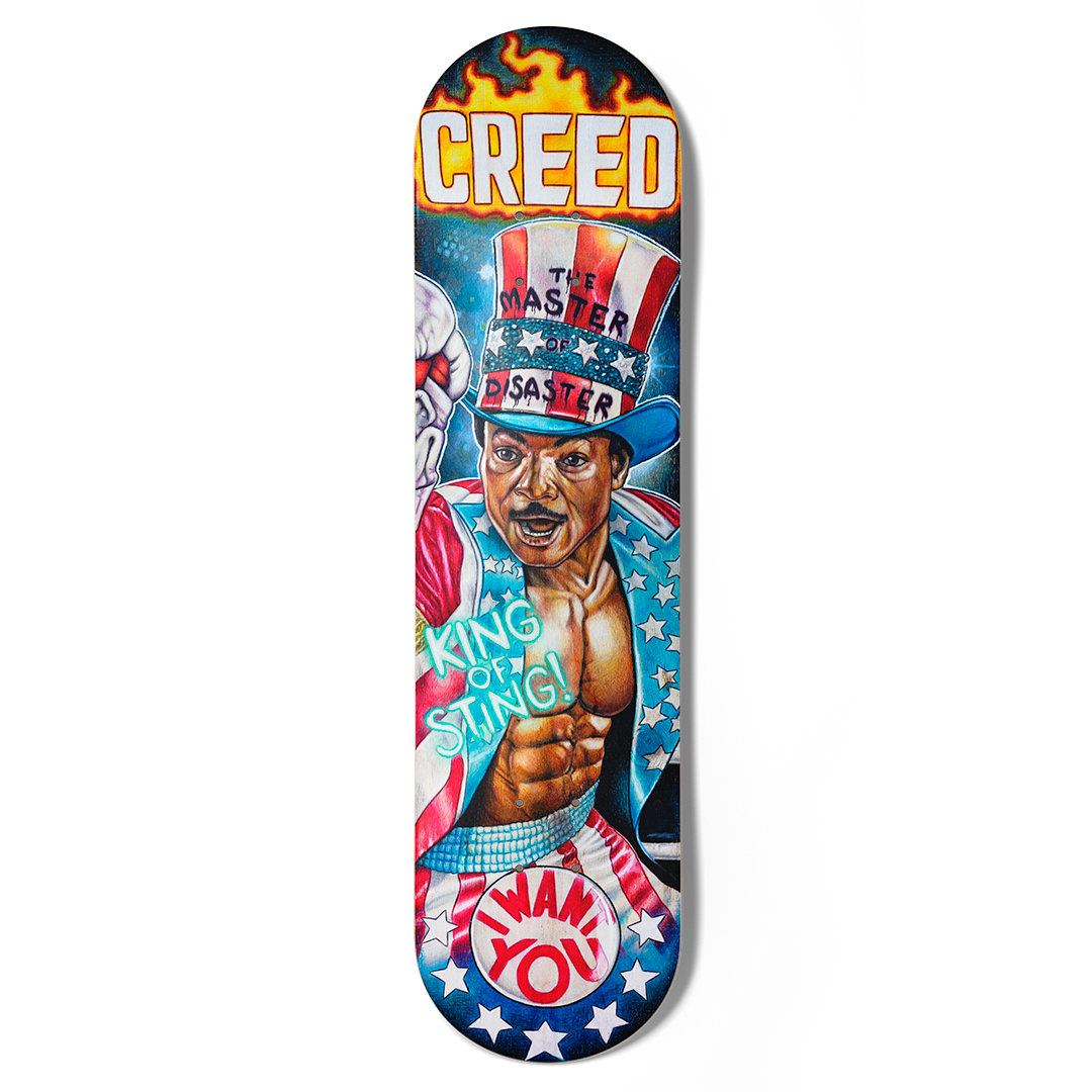 'CREED' SKATEBOARD DECK