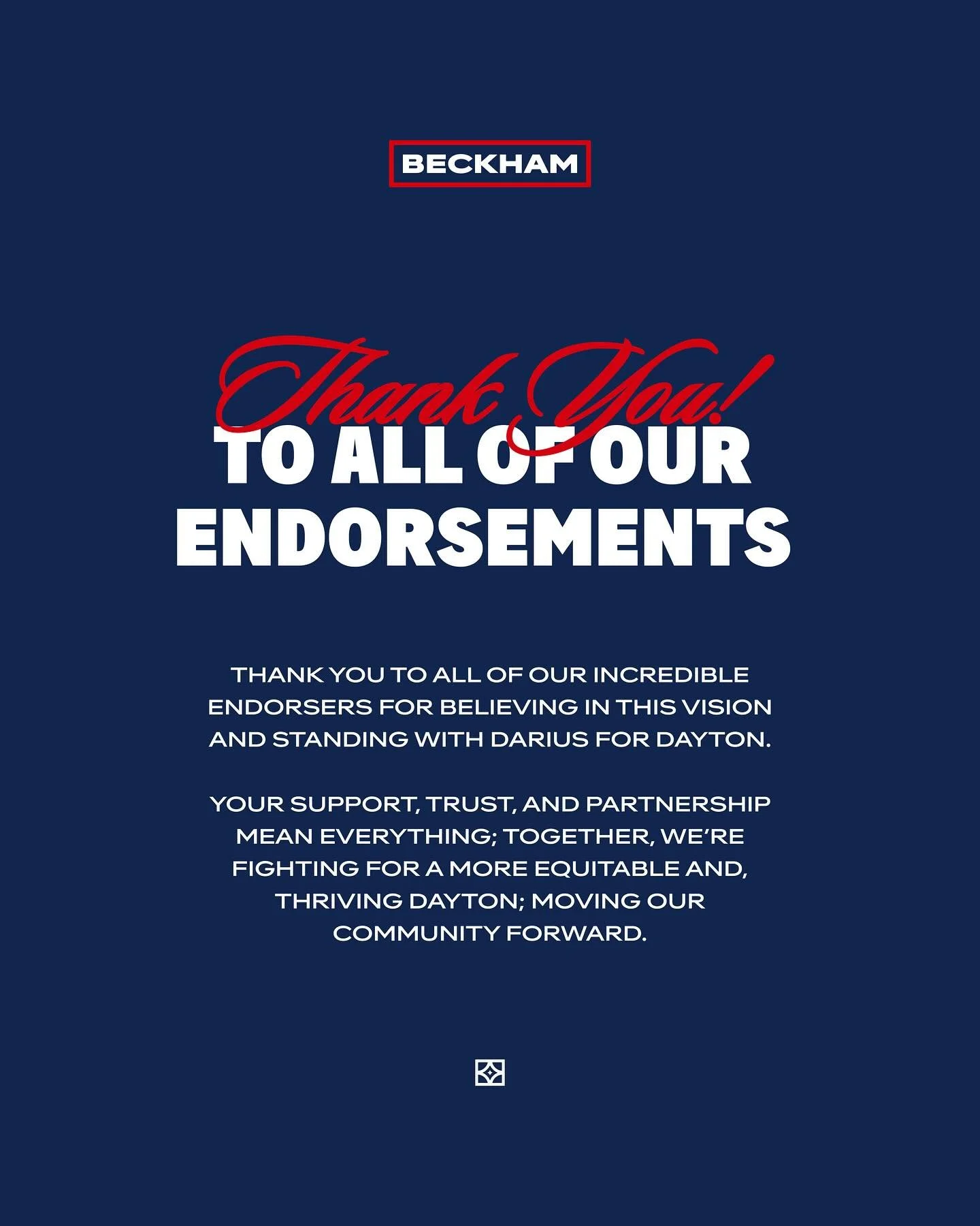 Deeply thankful for the many organizations and unions that have stood with me throughout this campaign. 💪🏾 #Ready2Lead