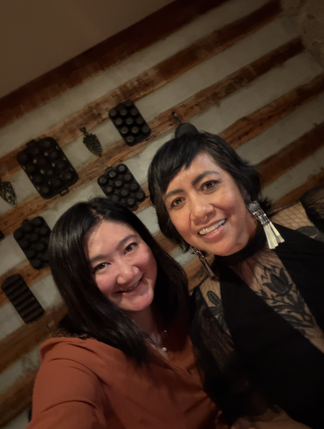 Joann Jen and Chef Bleu Adams