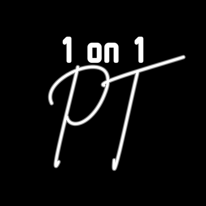 A black "1 on 1 PT" Button that links the user straight to Brendan Burchalls Halaxy Booking Schedule for training to assist with pain.