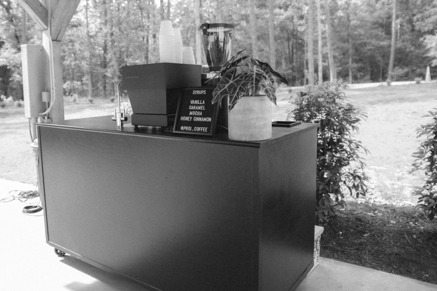Proi Coffee Cart mobile coffee cart and team in Harrisonburg, VA