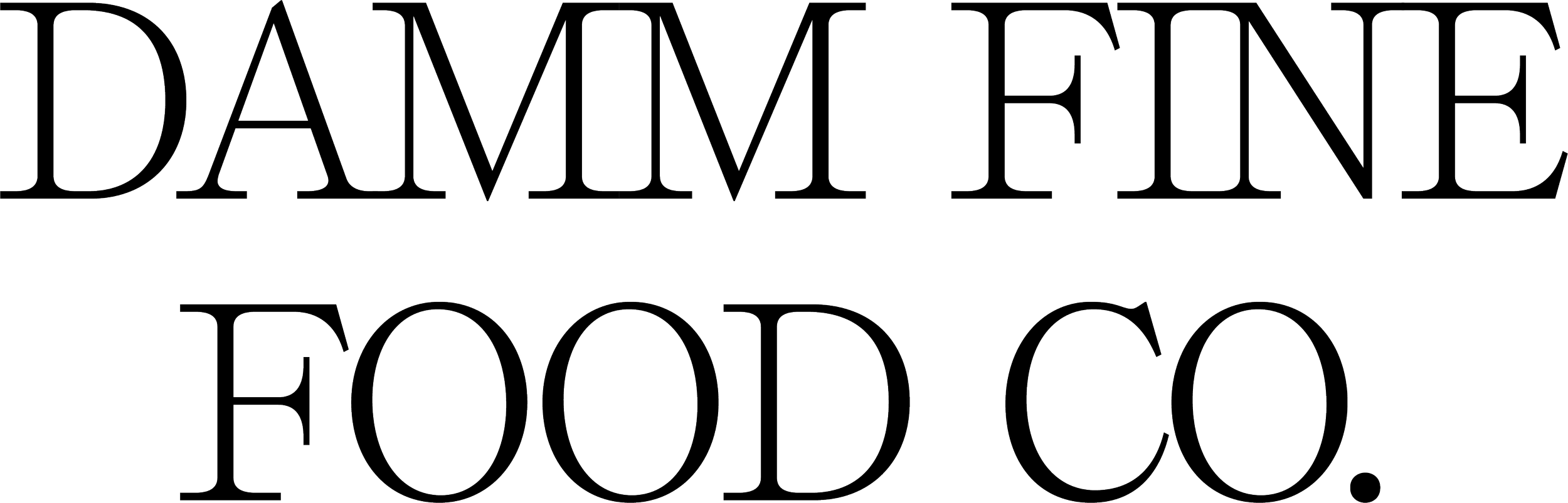 Damm fine food co logo