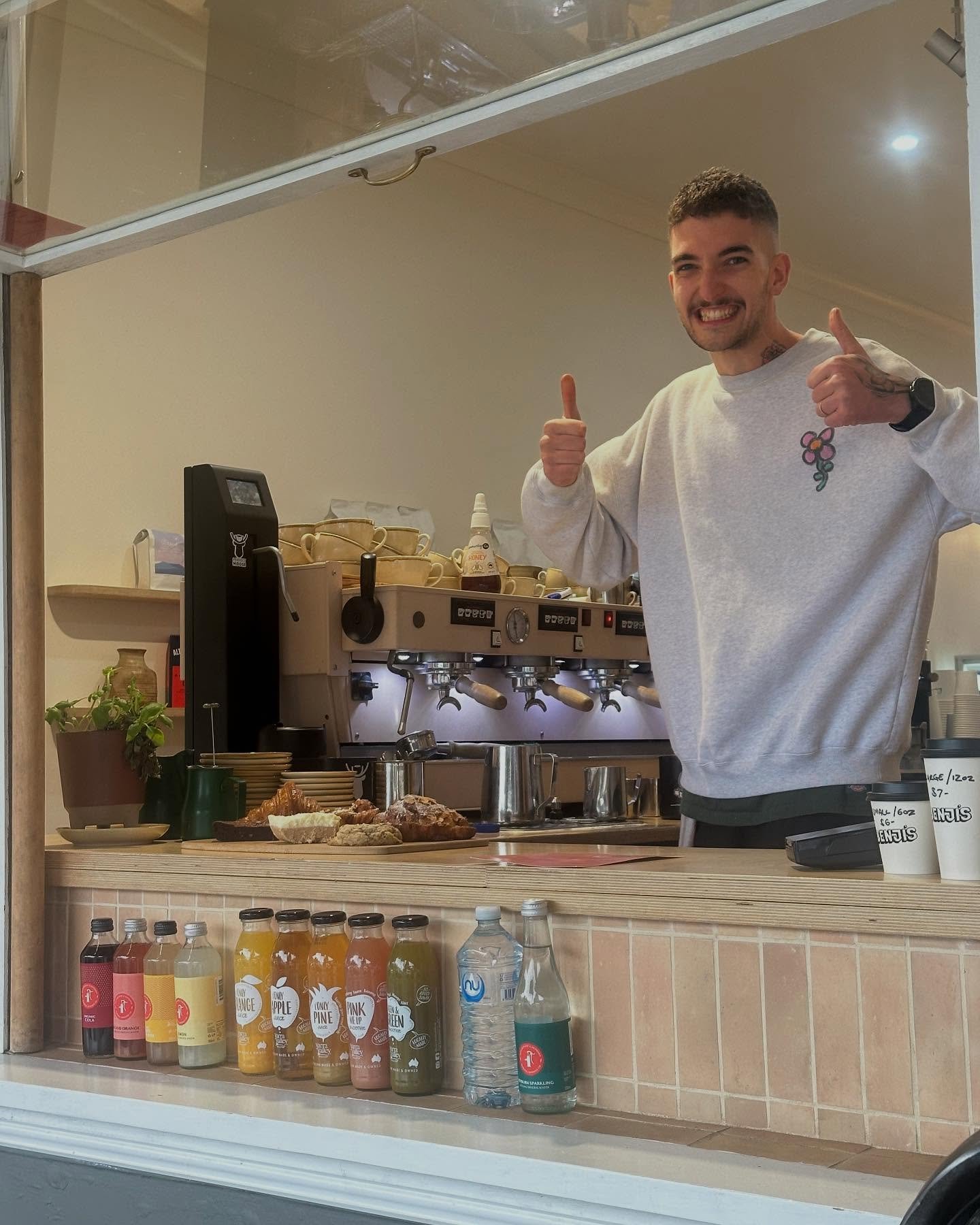 So proud of this fella for taking a massive step in his career! No doubt you&rsquo;ll do great things in Sassafras. @benjis.in.sassafras 
#coffee #melbournecoffee #mountdandenong #mountdandenongranges #cafe #melbournecaf&eacute;