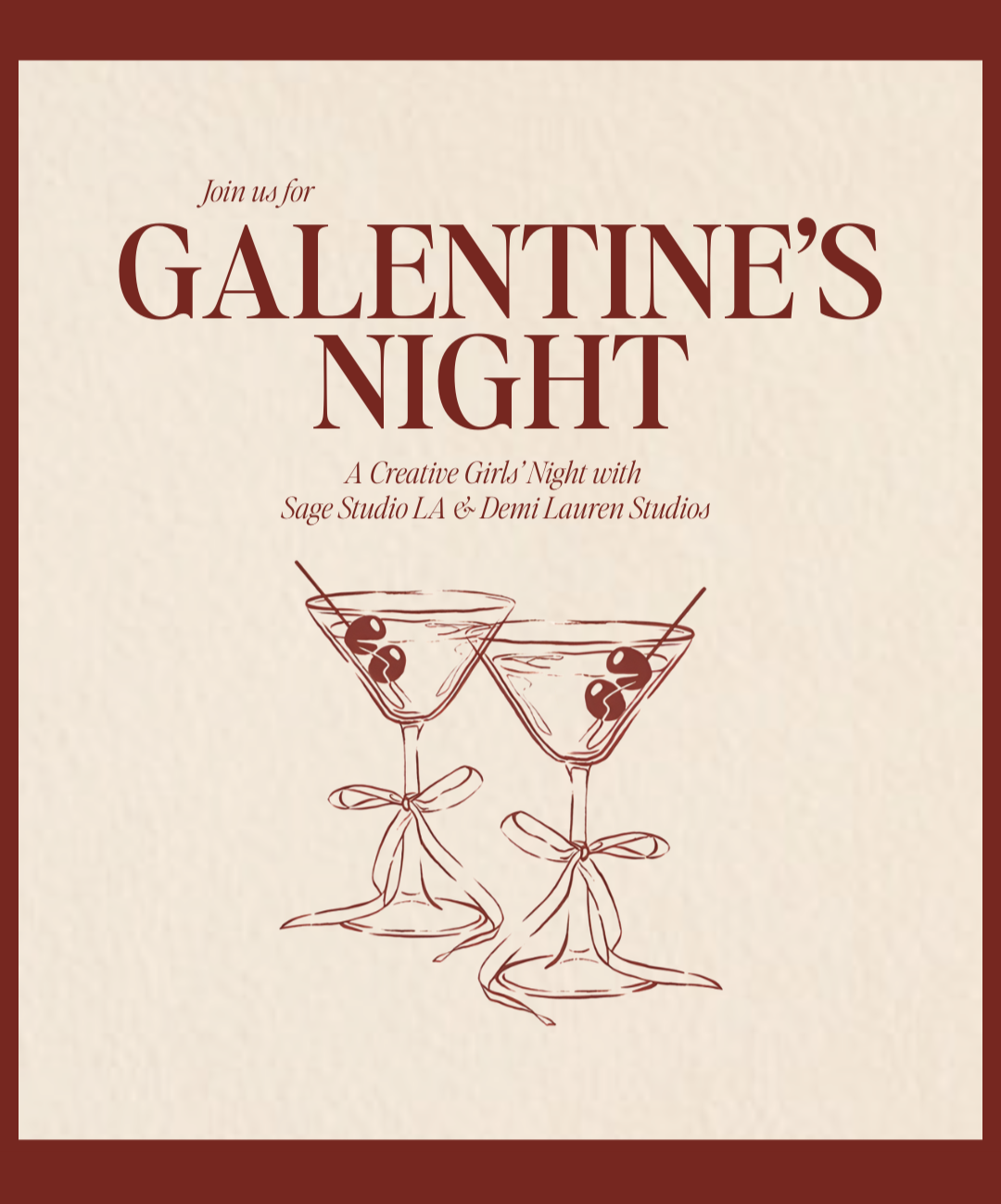 Galentine’s Girls Night