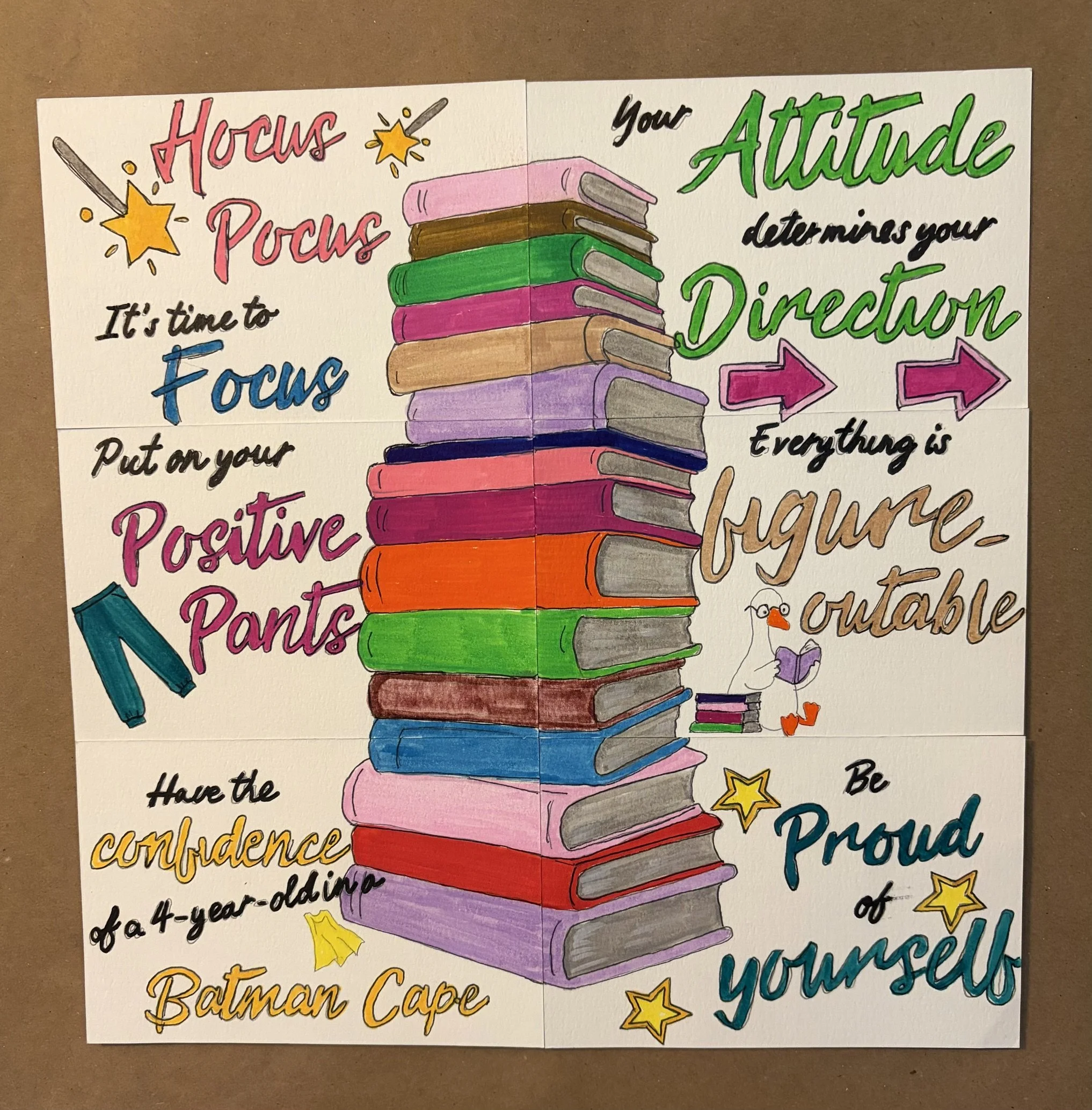 Six weeks to Finals Postcard Package