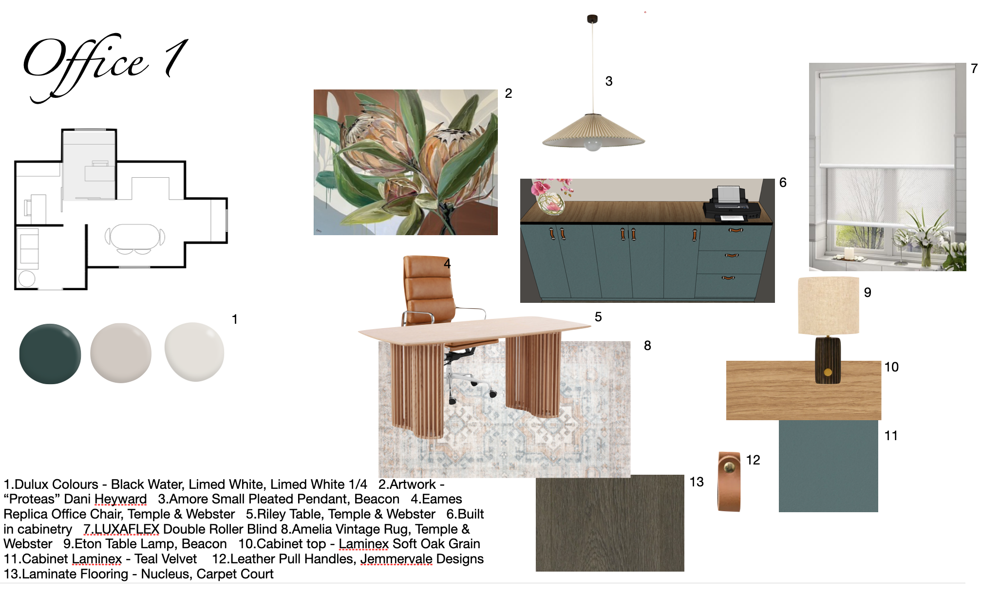 Sample board