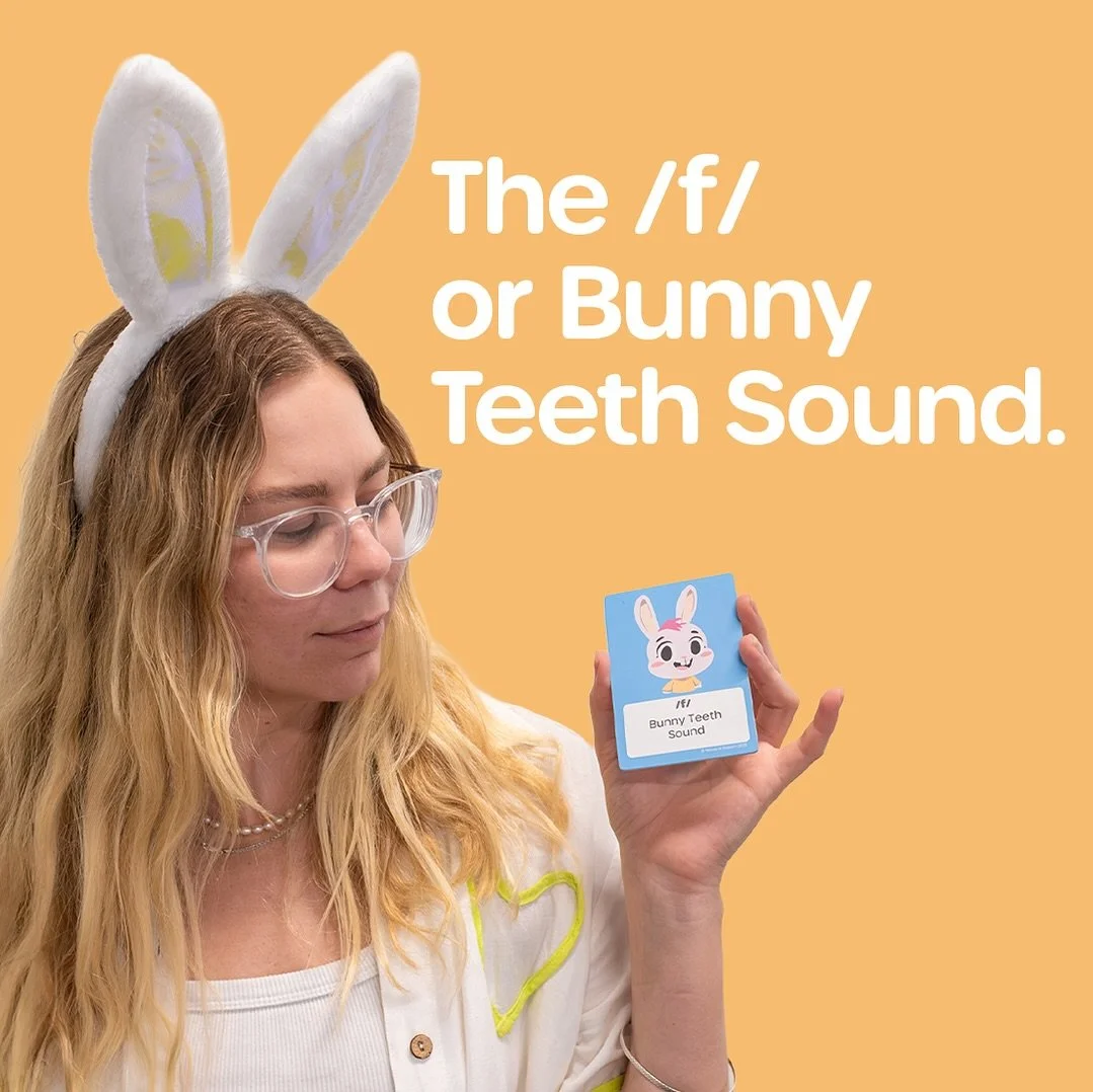 Does your child have trouble with the /f/ sound? 🐟✨
 You might hear them say &lsquo;ban&rsquo; for fan or &lsquo;bish&rsquo; for fish.
Start small&mdash;help them practise the sound on its own using our simple cues. Then try again with hand-picked w