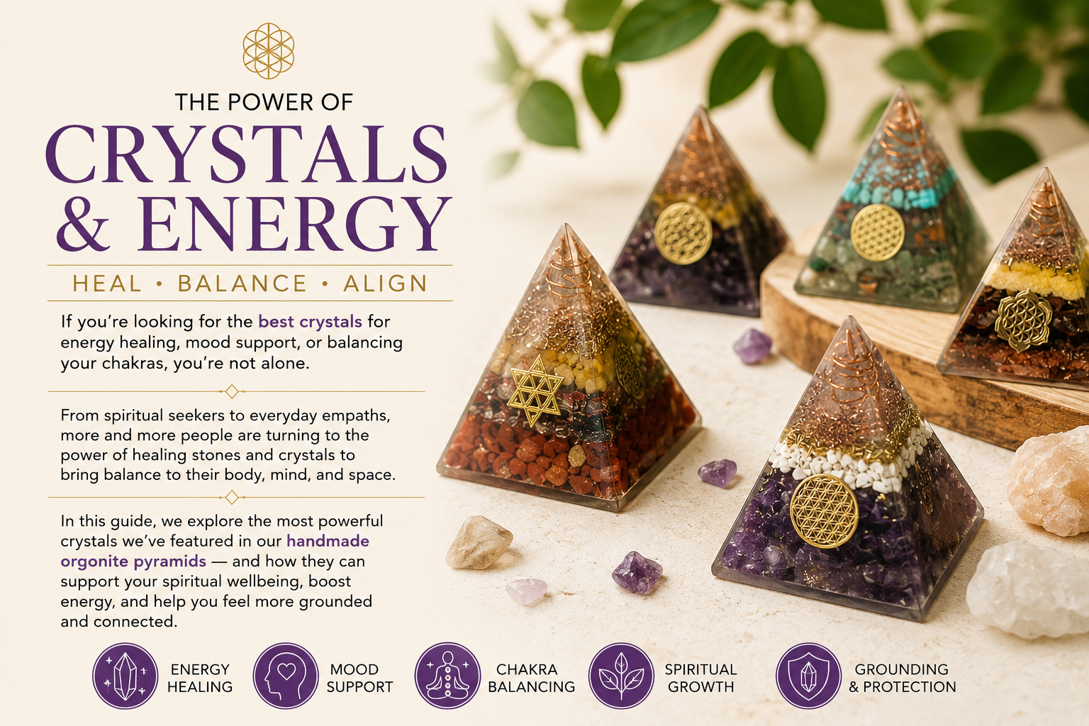 The Best Crystals for Energy, Healing &amp; Chakra Support
