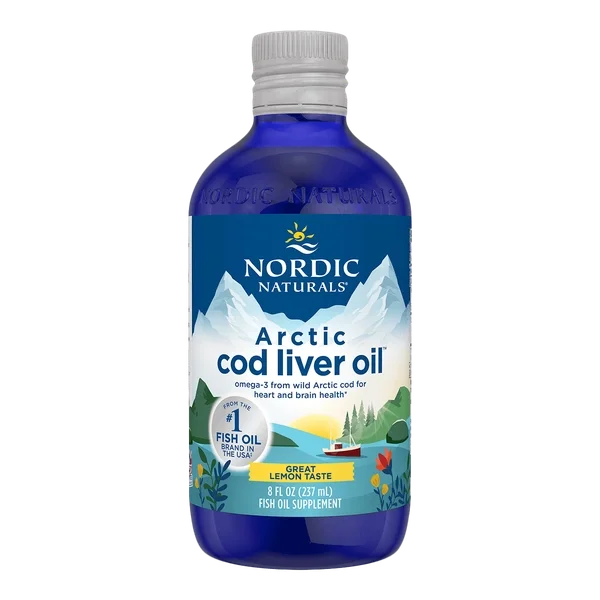 Nordic Naturals Arctic Cod Liver Oil Lemon 237ml