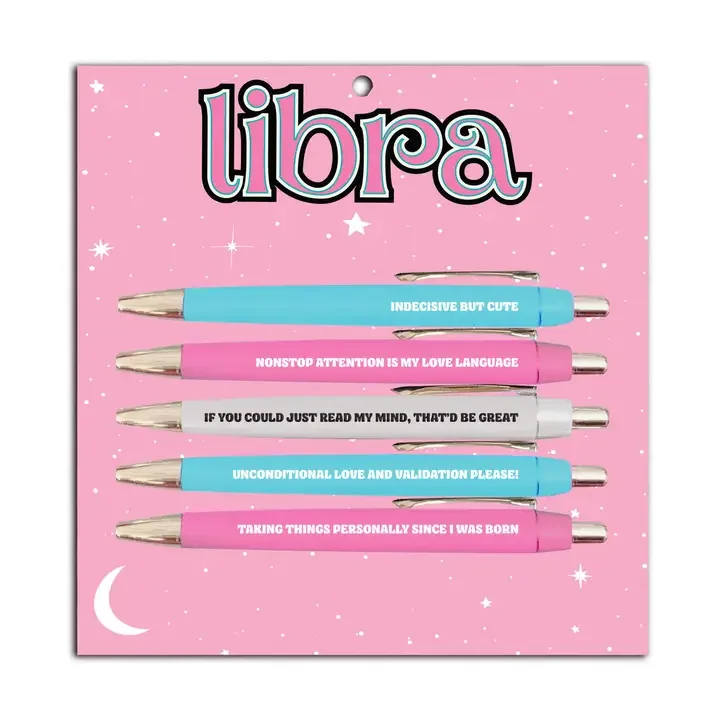 Libra Pen Set – Funny Astrology Gift