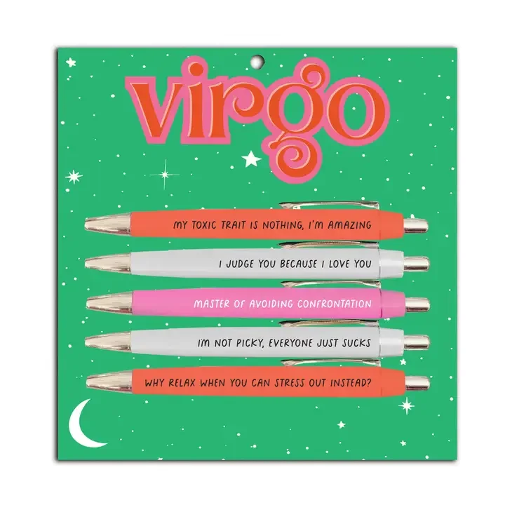 Virgo Pen Set – Funny Astrology Gift