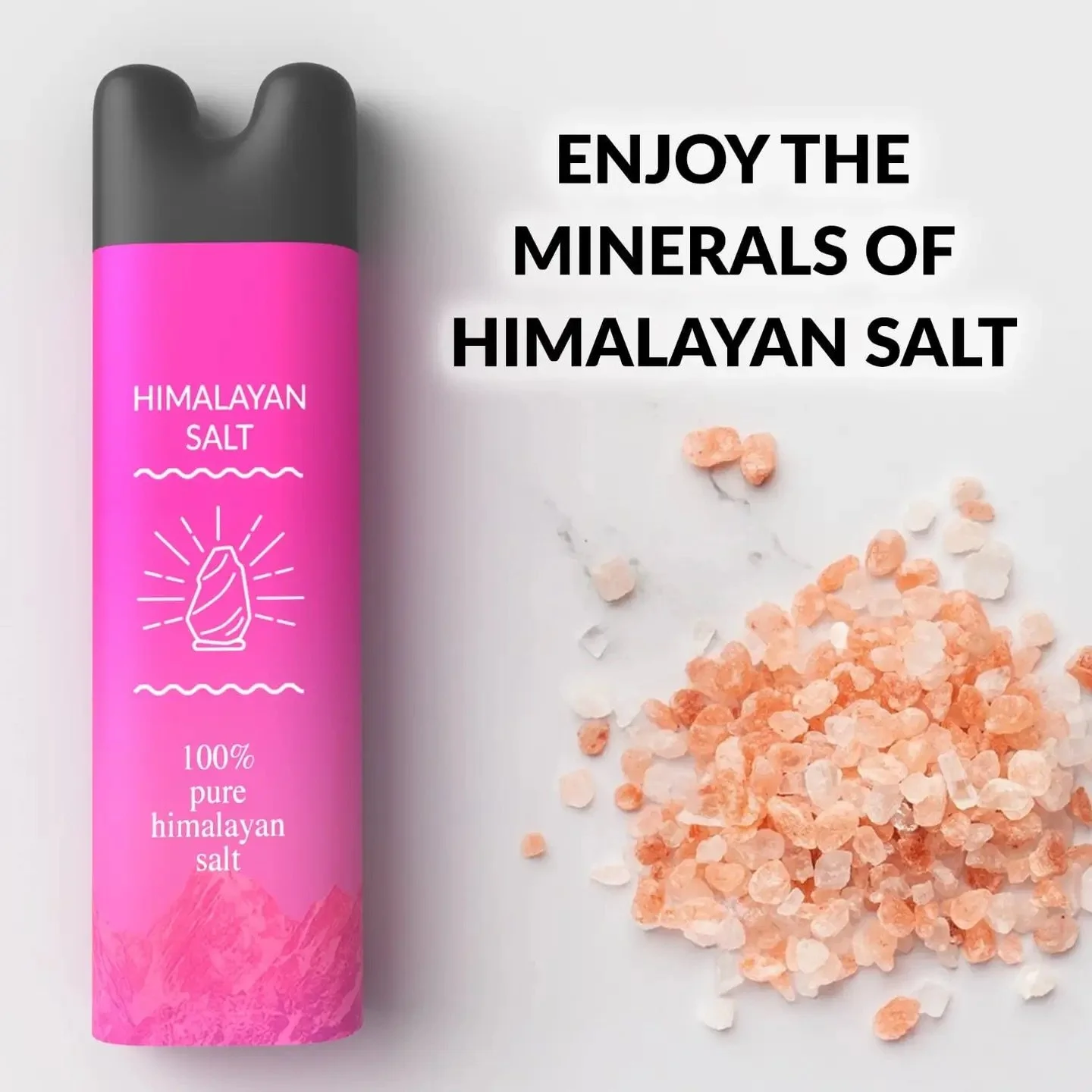 Natranal Himalayan Salt Inhaler with Himalayan salt minerals for respiratory wellness