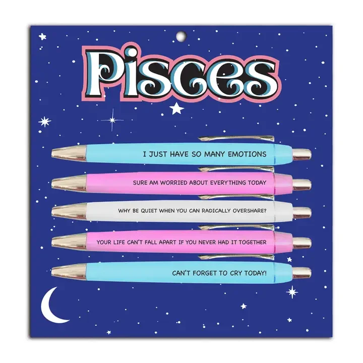 Pisces Pen Set – Funny Astrology Gift