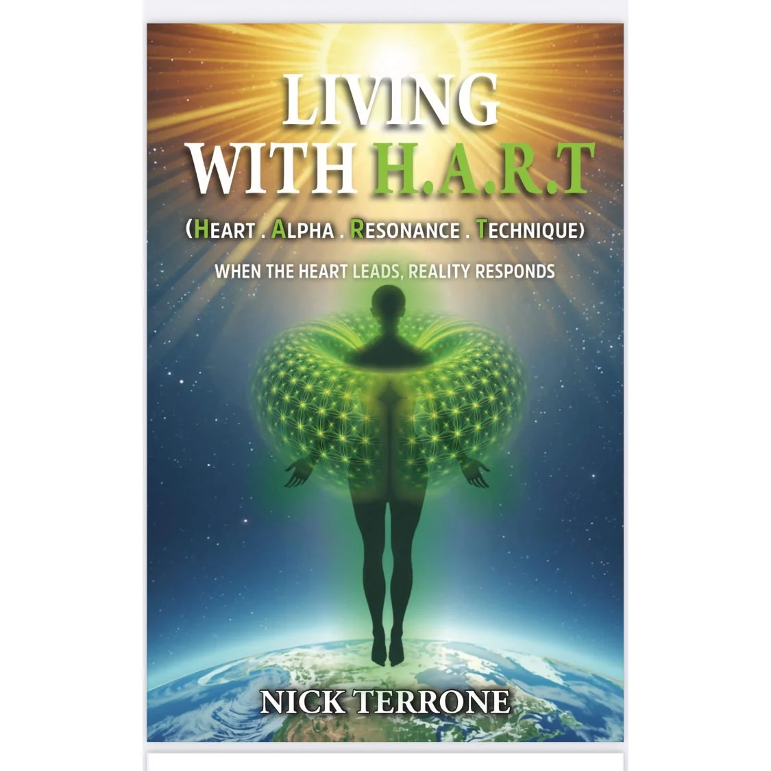 Living with H.A.R.T. by Nick Terrone front cover – When the Heart Leads, Reality Responds