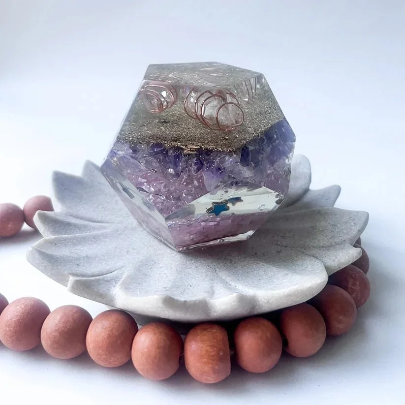 Orgonite Polygon Shapes – 10cm