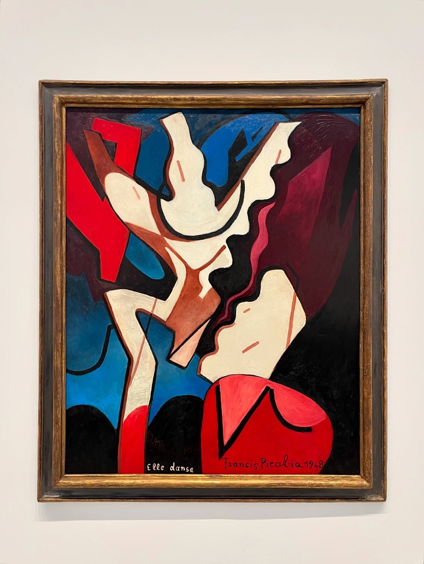 Elle Danse, 1948 by Francis Picabia

&ldquo;She Dances&rdquo;&mdash;a fitting title, as I found myself drawn to the rhythm and beauty of its abstract composition. This piece recalls others like &lsquo;Bal N&egrave;gre&rsquo;, where Picabia paints fro