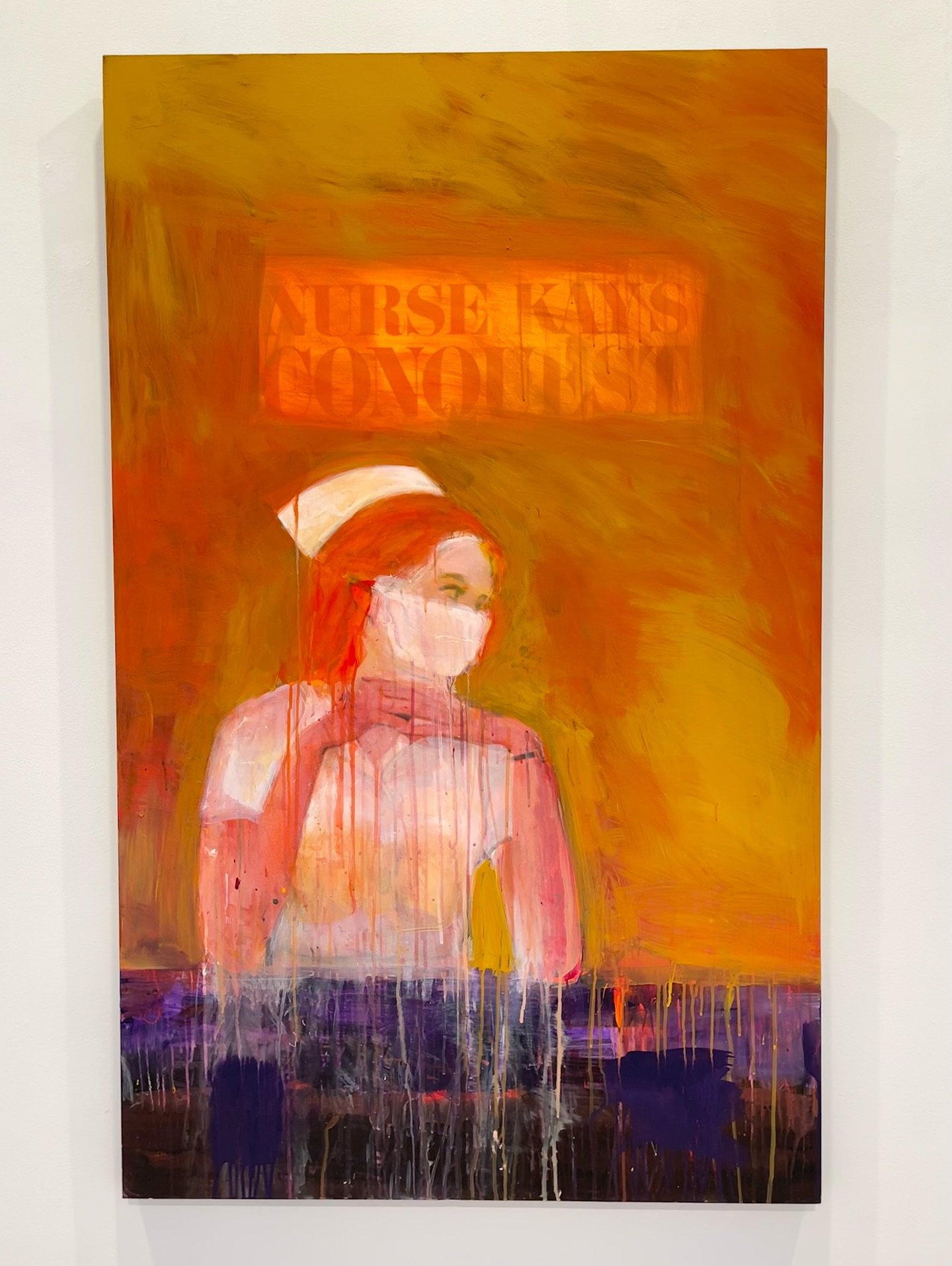 Nurse Kay&rsquo;s Conquest, 2003 by Richard Prince

Always a pleasure sourcing with works like this.

Drawn from Richard Prince&rsquo;s infamous Nurse Paintings series, Nurse Kay&rsquo;s Conquest transforms pulp romance covers into sinister reflectio