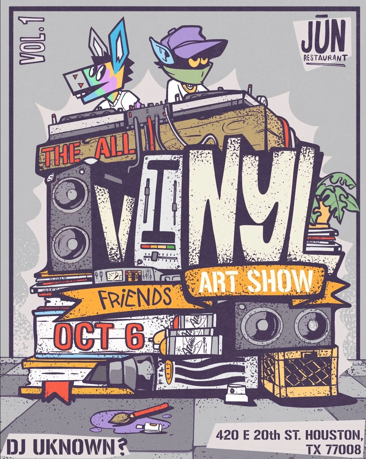 the all vinyl Art Show
