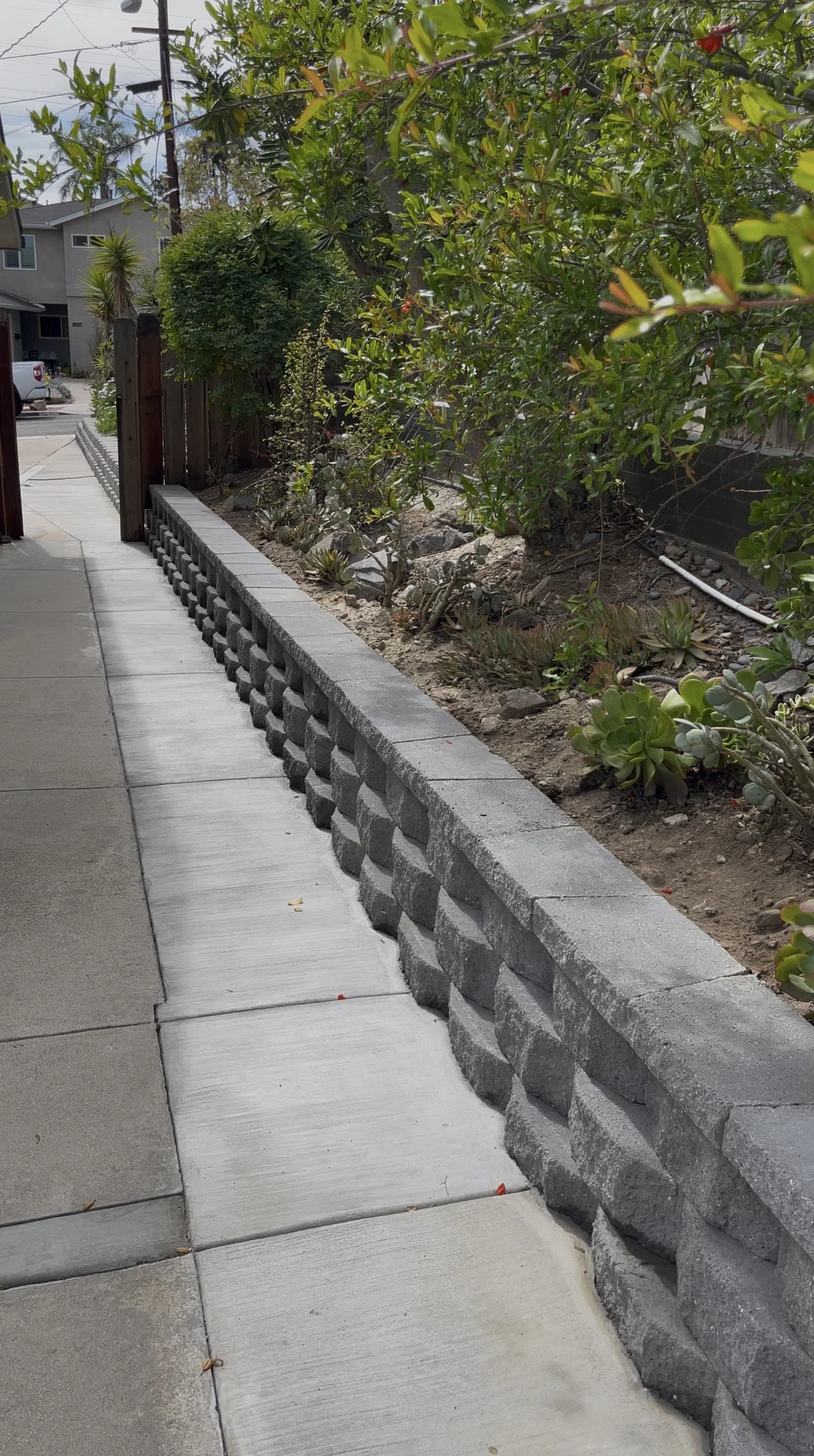 Retaining wall construction San Diego