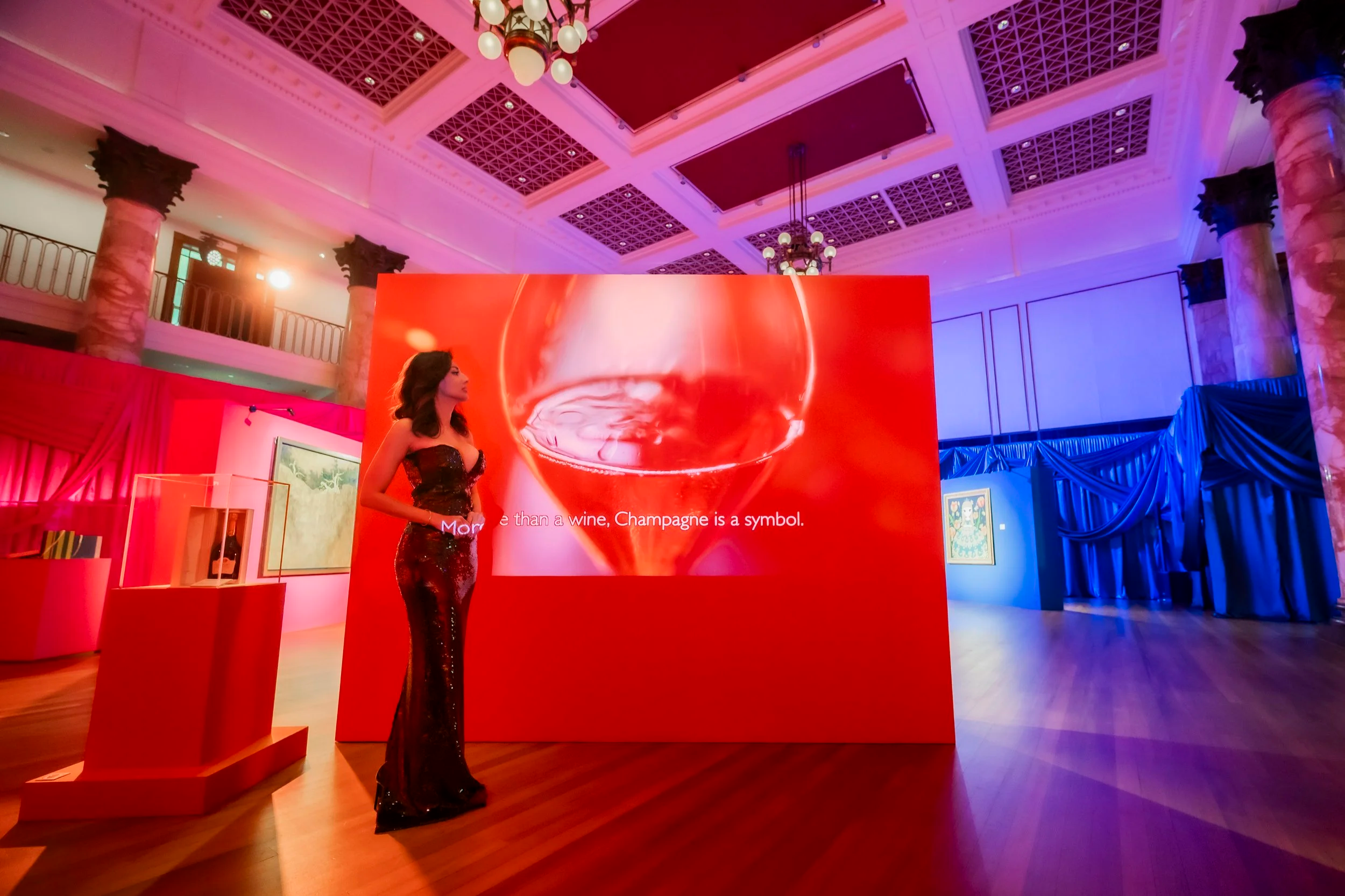 Supporting partners at the 10th Anniversary of National Gallery Singapore // with Champagne Taittinger