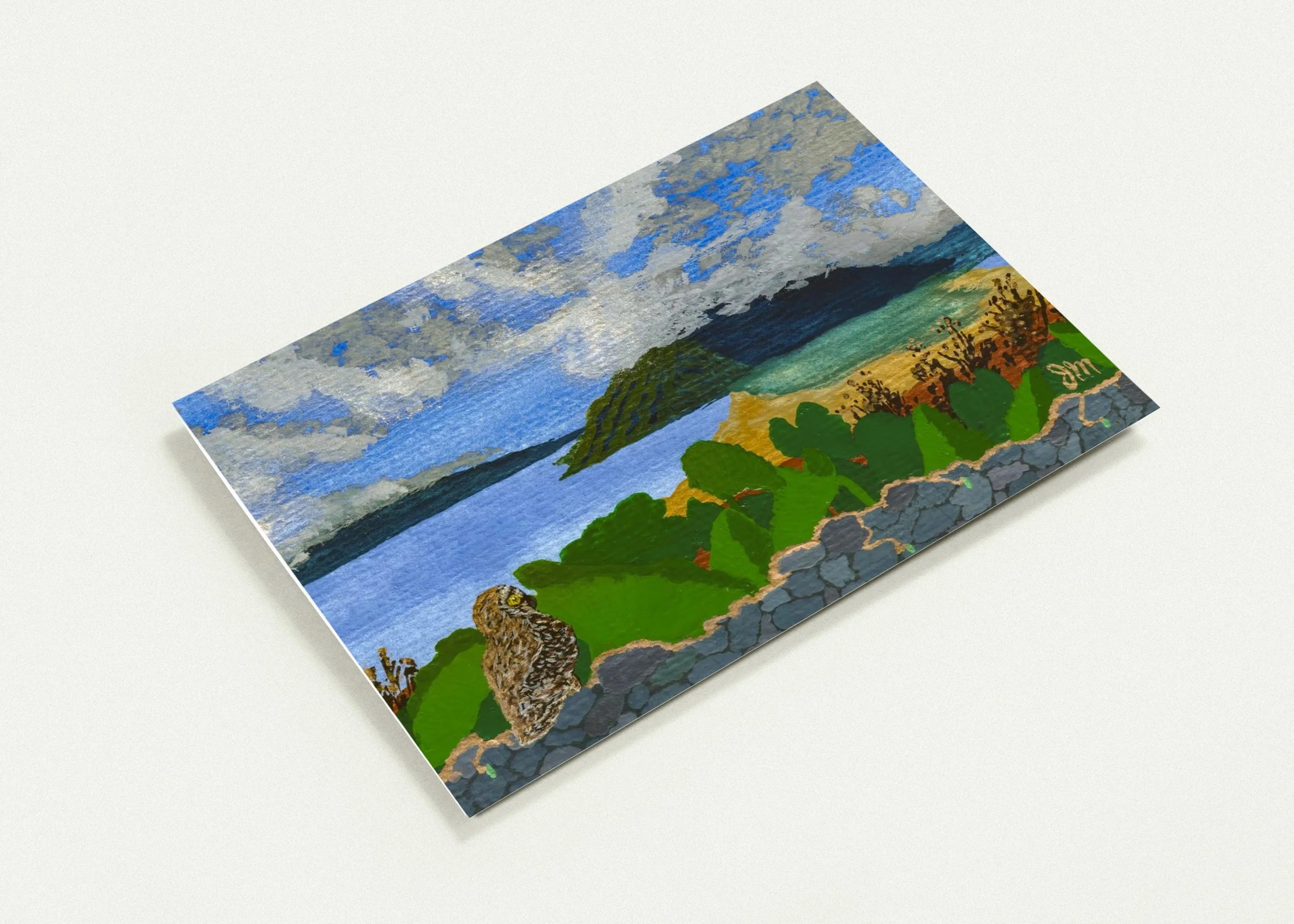 Quiet Connection - Art Print - Pack of 10 Greeting Cards