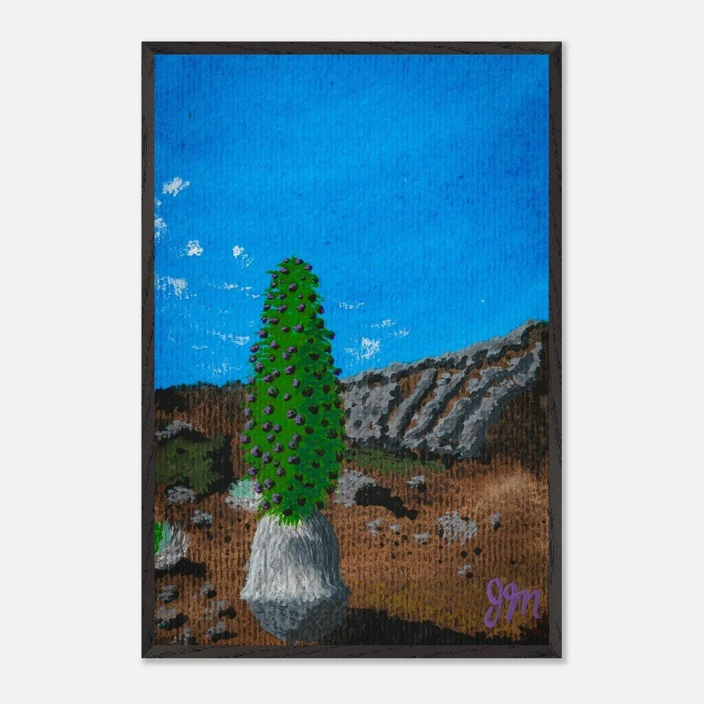 Only Here - 24x36" Size - Black Framed Museum Matt Print Mockup - Chrysalis Design Studio - Art PrintsQ