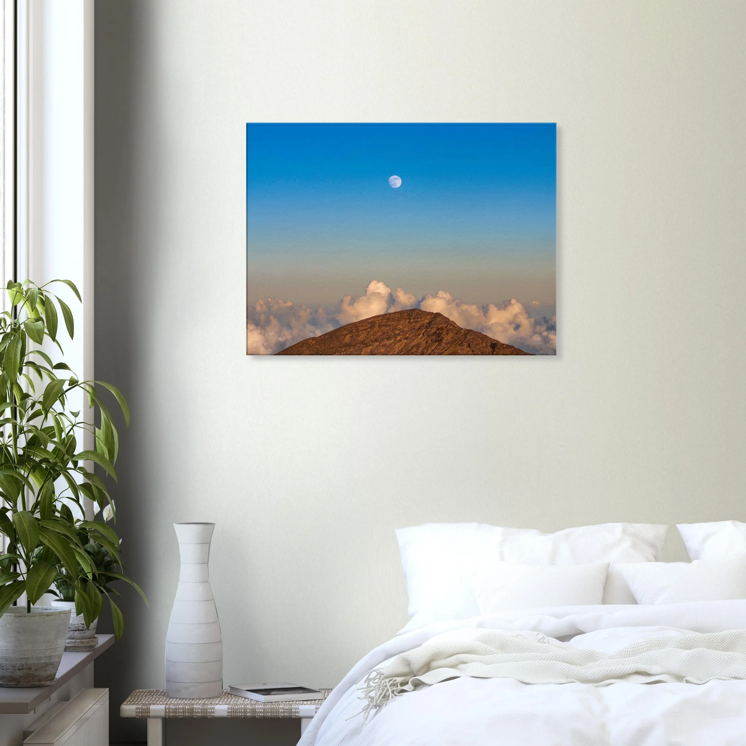 Haleakala Moon - Canvas Print Mockup  - 24x32 inch size - Chrysalis Design Studio - Maui Photography.jpeg