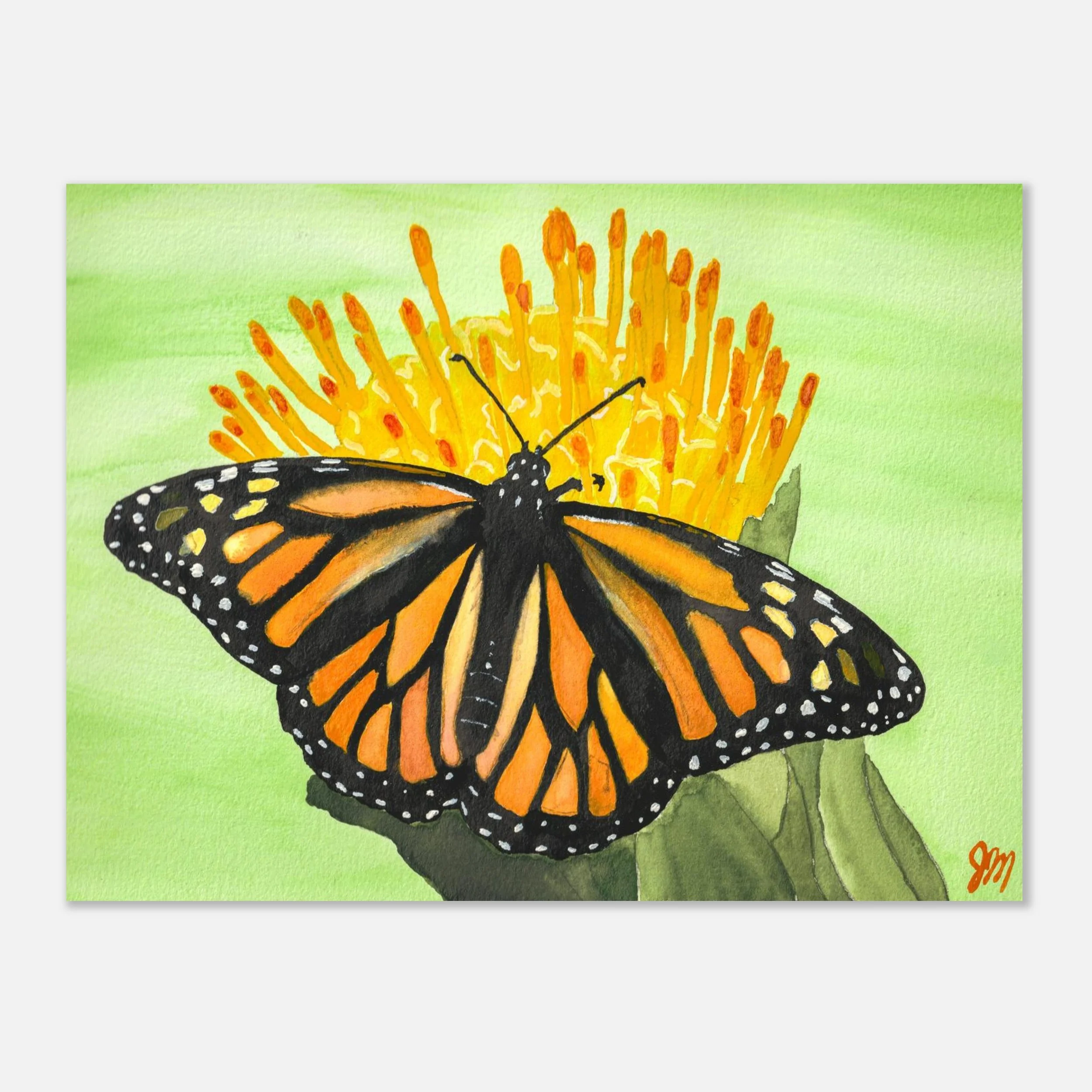 Backyard Joy - Wall Art - 24x32 inch size fine art poster print mockup - Chrysalis Design Studio - Art.jpeg