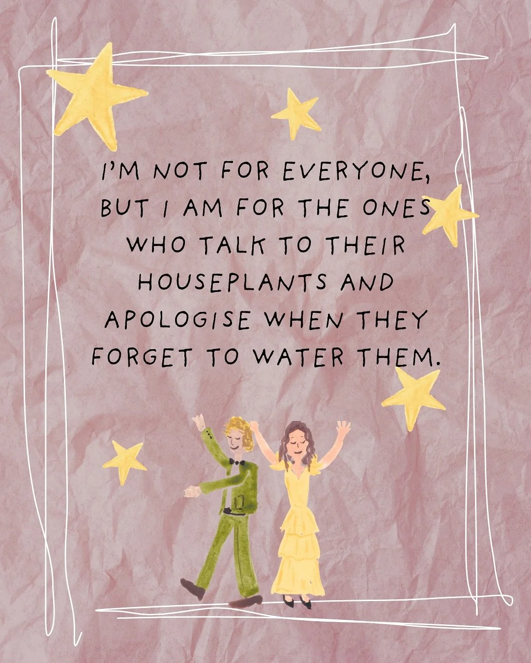 You know that feeling when you finally stop pretending to be the &ldquo;normal&rdquo; version of yourself and just&hellip;lean into the weird?

Yeah, that&rsquo;s me right now.

I made this carousel because honestly, I&rsquo;m not for everyone. And t