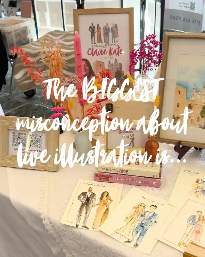 It&rsquo;s not a production line, babe. It&rsquo;s an experience.

People often think booking a live illustrator means everyone gets painted, even with hundreds of guests and just me, my paints, and a few hours to capture it all!

But here&rsquo;s th