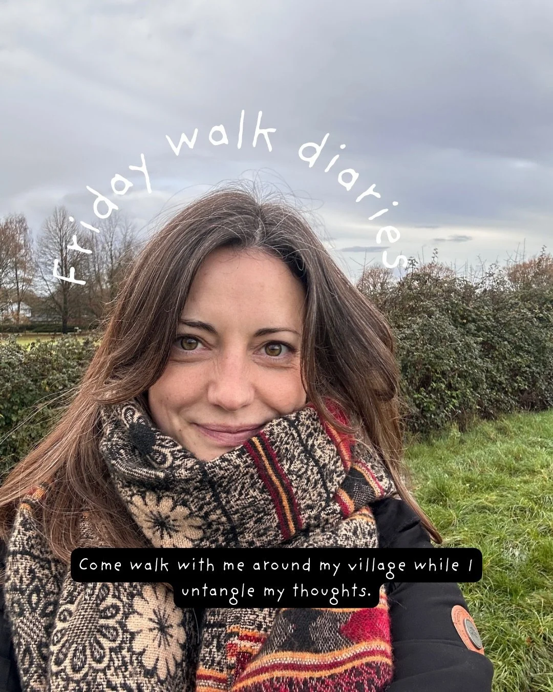 Friday walk diaries 🥾 

Sometimes I head out simply because my doctor told me to! Other times, I go because I need to talk myself down from the version of me that thinks she has to do everything right now.

Today I reminded myself:
I don&rsquo;t nee
