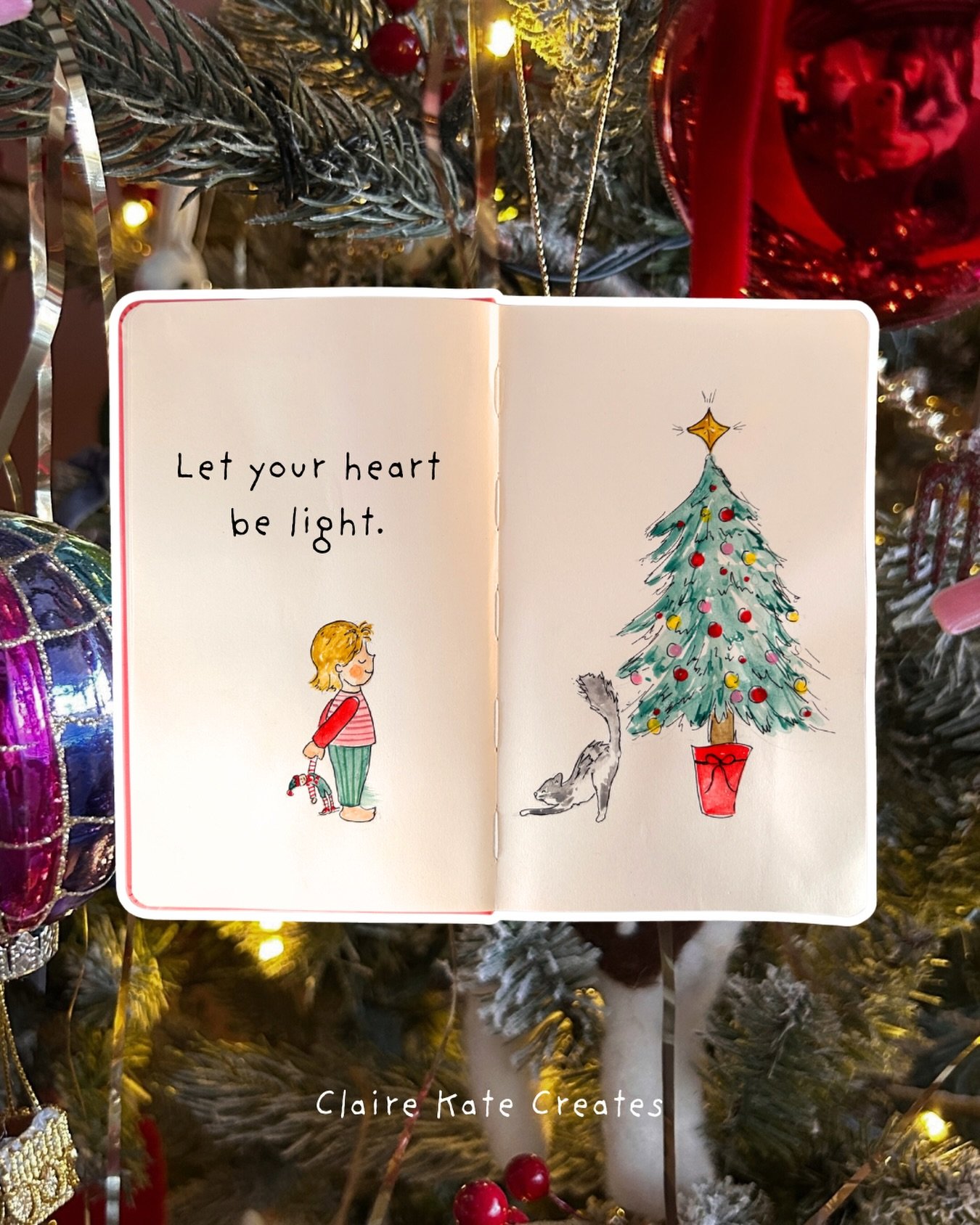 If your heart is feeling a little heavy this Christmas, I send you wishes of love, laughter, and a warm joy that is reminiscent of twinkling lights on the tree. 

I&rsquo;ve really tried to go against society this year and slow down. Christmas can be
