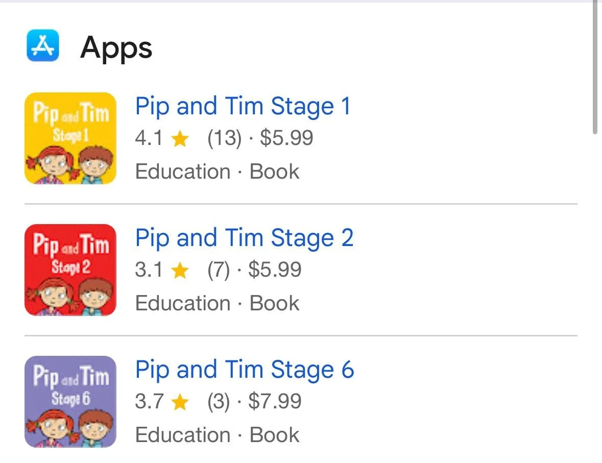 Inside a Speech Path brain 🧠 Favourite apps
 
📕 Little Learners Love Literacy have decodable readers available for purchase on the App Store

Speak to your teacher or speech pathologist about the level that suits your kiddos!
