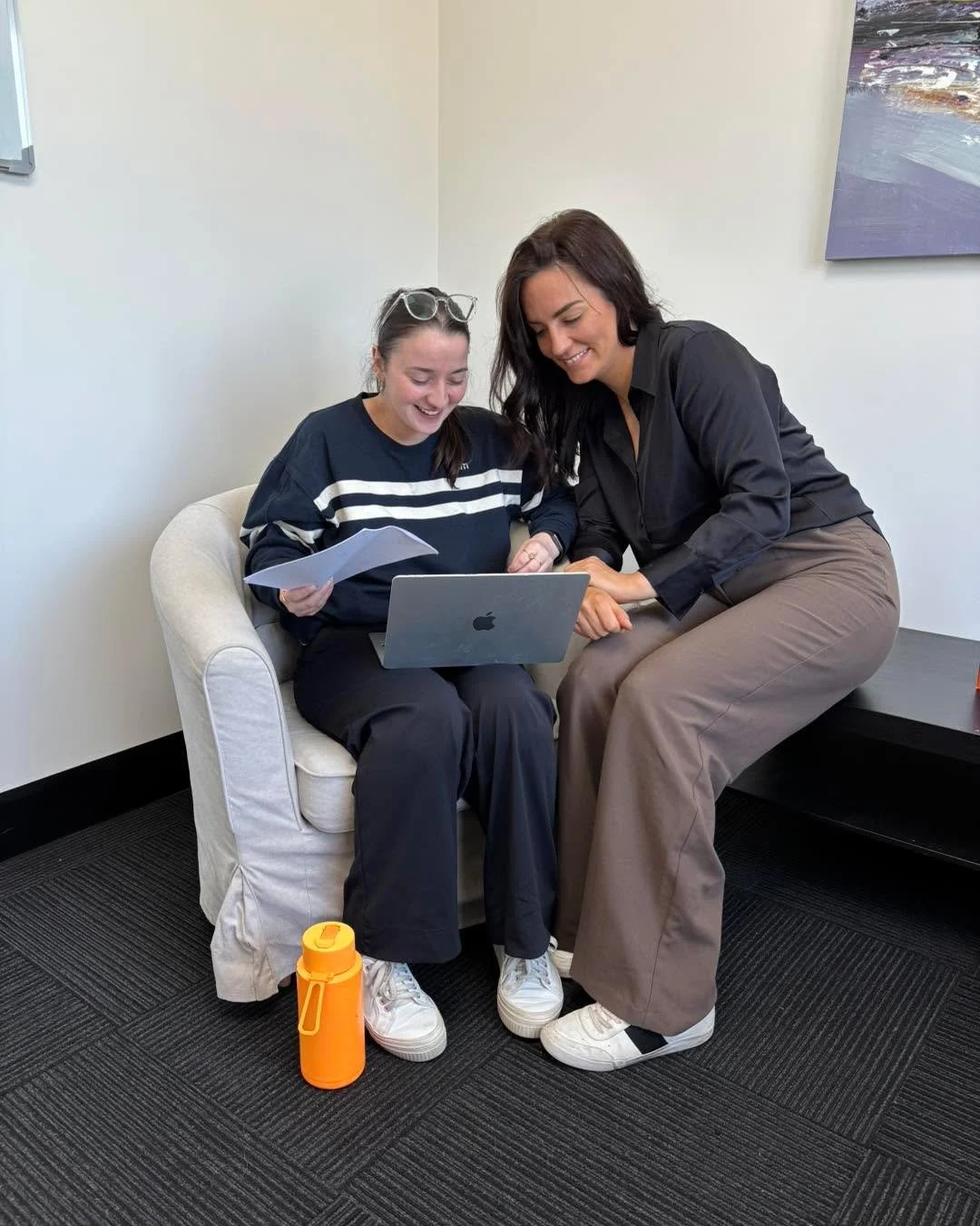 💻 Nothing like last minute cramming session&hellip; 

Talking to incoming prep parents this afternoon to discuss all things school readiness, speech pathology with Alice and occupational therapy with KB!