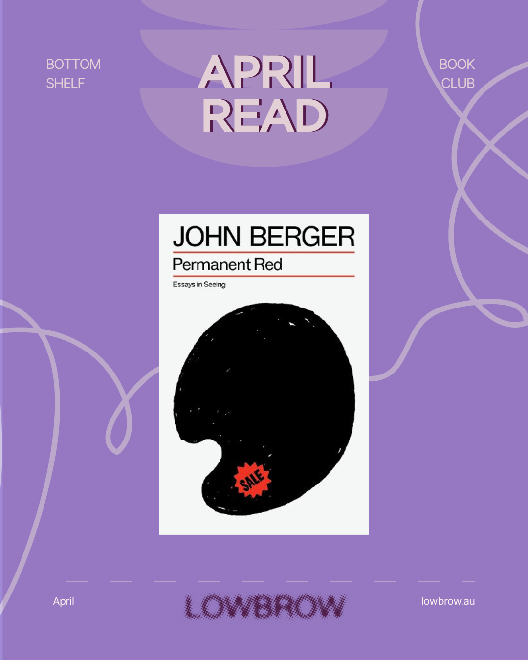 Bottom Shelf: Permanent Red by John Berger