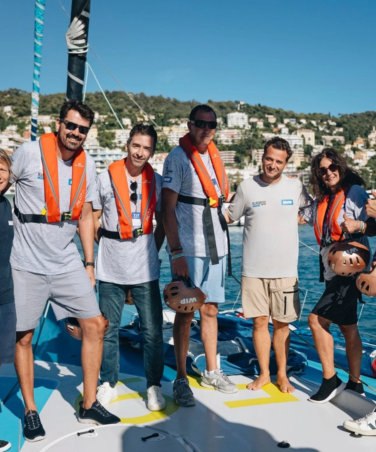 Allagrande Mapei conquista il primo podio: festa a Nizza con Mapei Francia e i suoi clienti