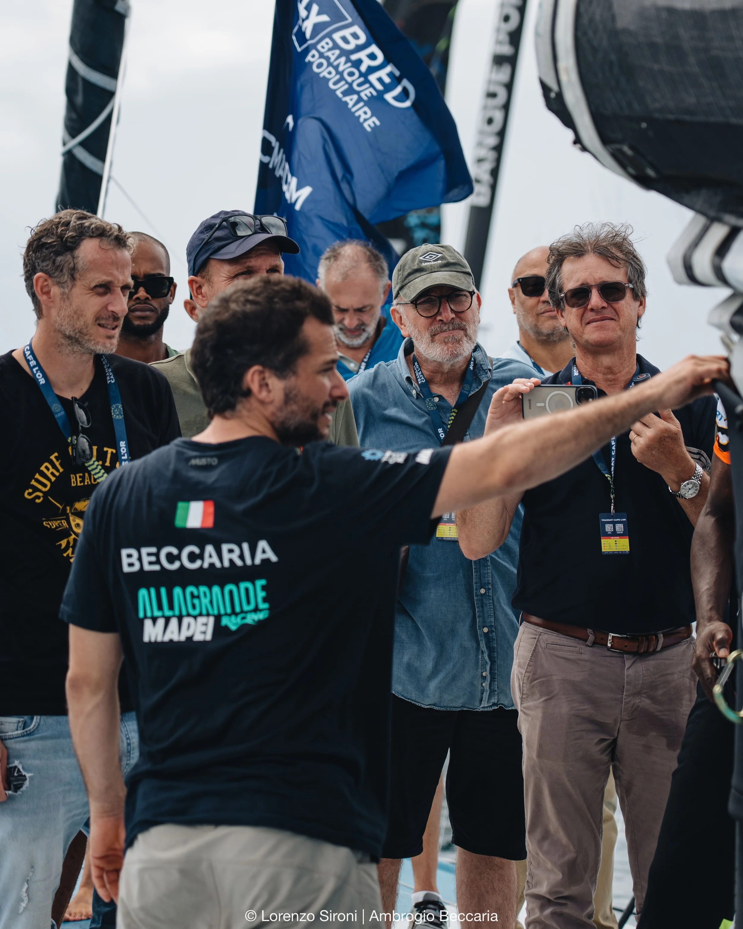 Incontro con i nostri clienti della Martinica e con il team di ALLA GRANDE MAPEI: una passione condivisa per la vela.
