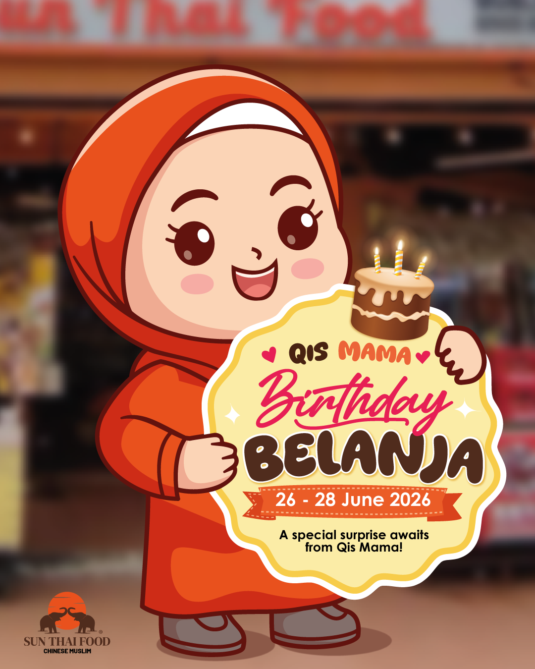 🔴Qis Mama belanja birthday
