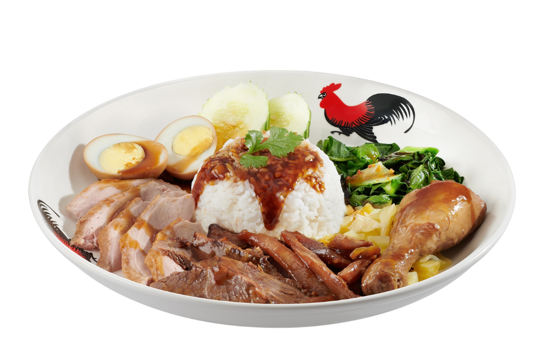 Three Treasures Rice 至尊三宝卤饭