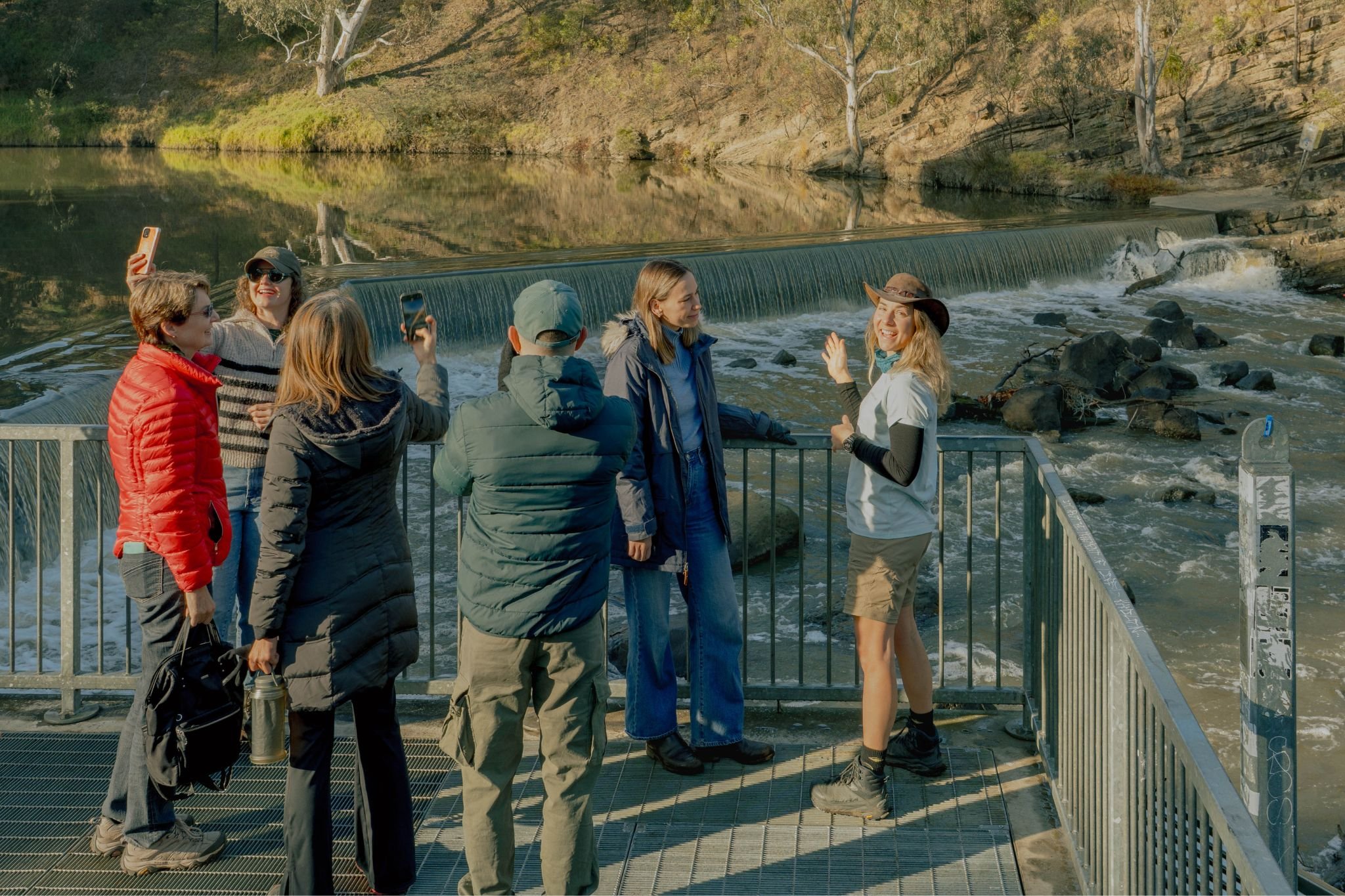 Yarra Bend Tours tourist group Dights Falls