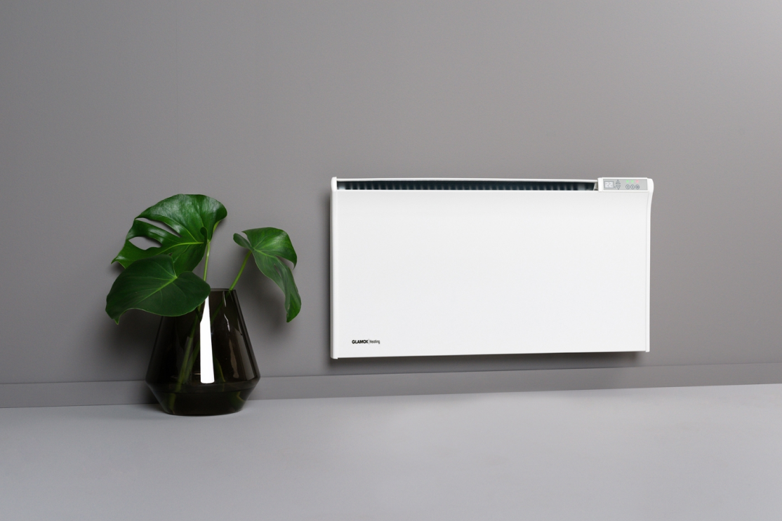 Elektrische convector Glamox H30 voor nieuwbouw