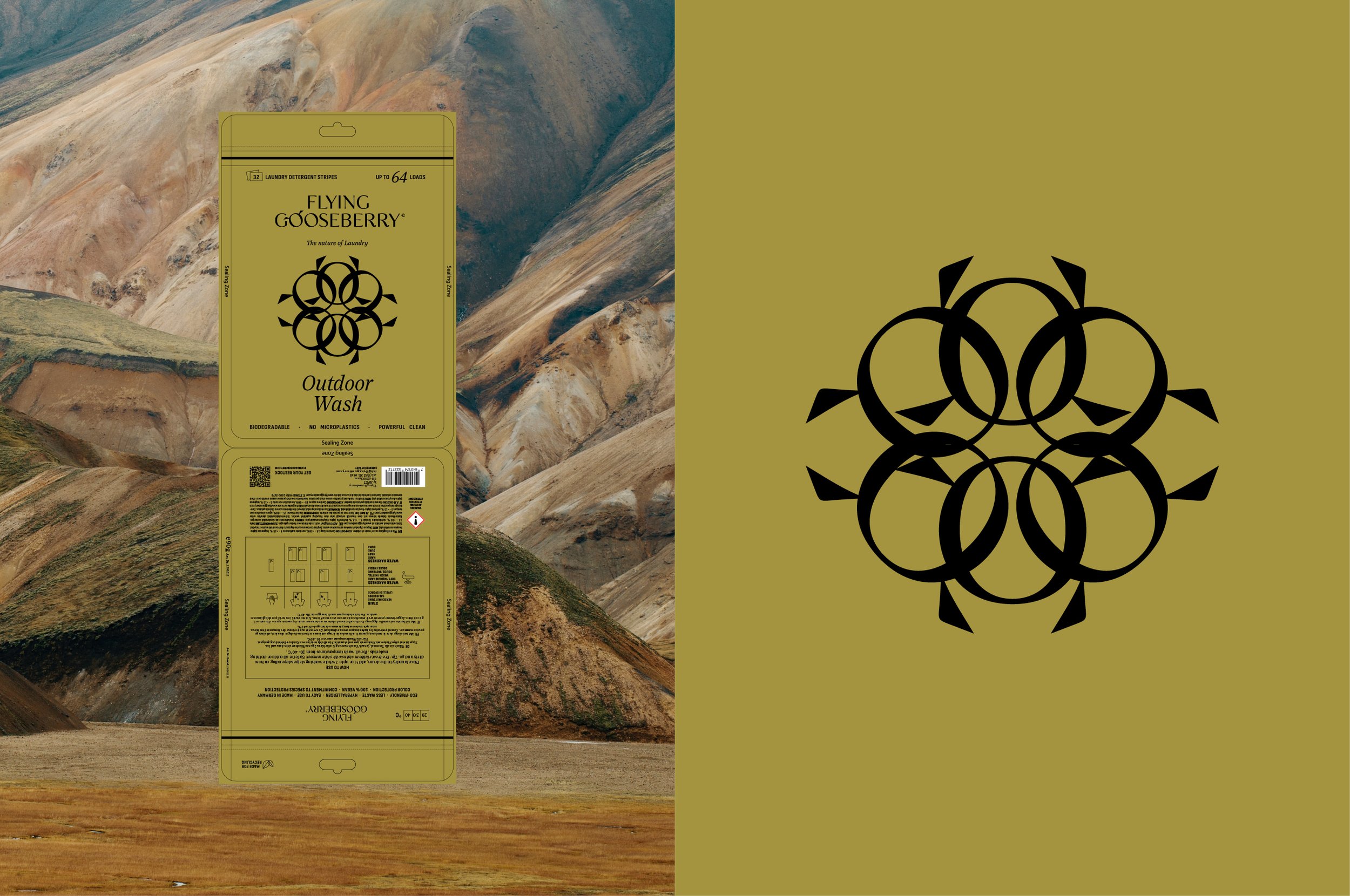Packaging Design Outdoor Wash Icon by Jule