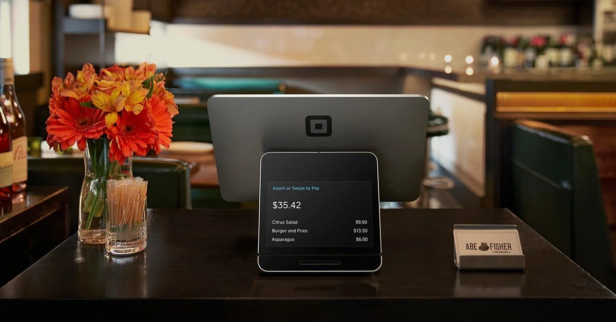 Square Register in a Restaurant, set up by a square technician in adelaide