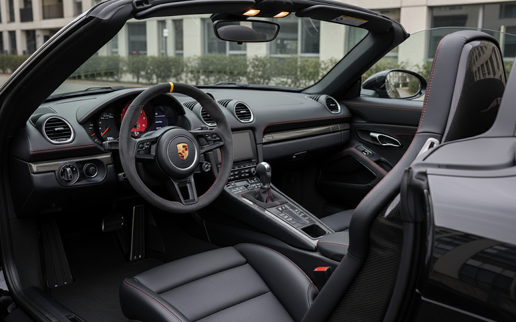 Intérieur Porsche 718 Spyder