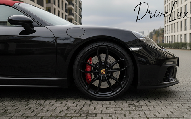 Détail jante Porsche 718