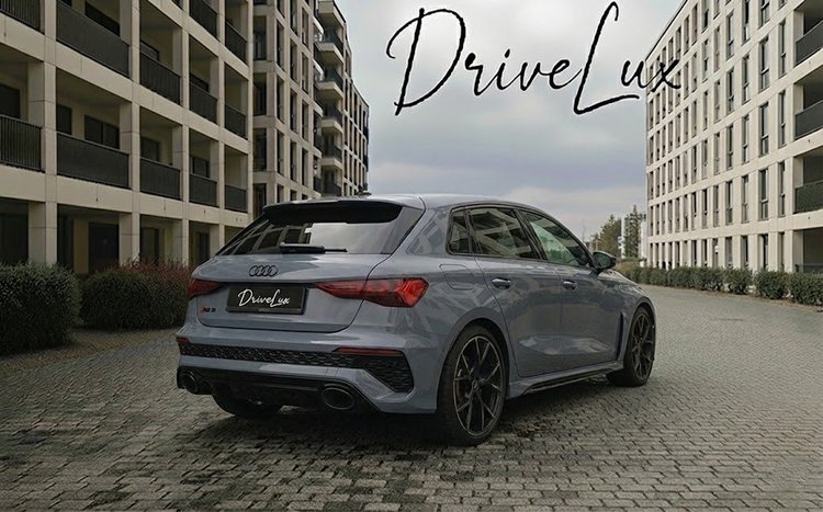 Audi RS3 vue arrière