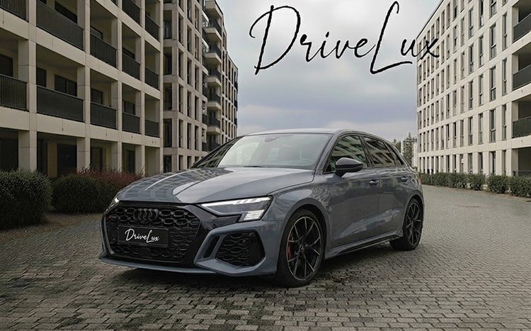 Audi RS3 Sportback 8Y 2022 Gris Kemora - DriveLux import premium Luxembourg