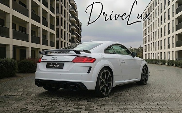 Audi TT RS Coupé arrière échappement sport RS ovales noirs - DriveLux mandataire Luxembourg